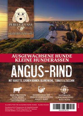 Superfood 65  Adult kleine Hunderassen Angus-Rind