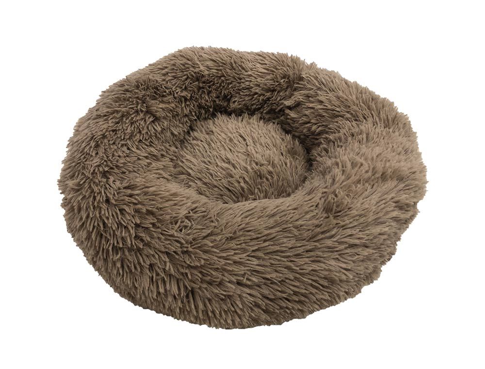 Kuschelbett Donut &quot;ESLA&quot; braun Ø 70 cm