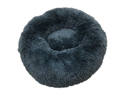 Kuschelbett Donut &quot;ESLA&quot; blaugrau Ø 70 cm