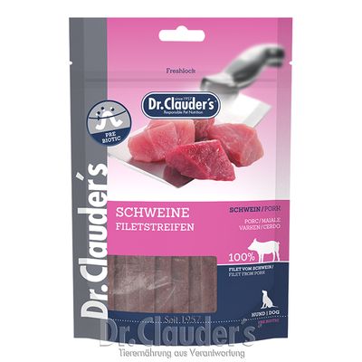 Dr. Clauder´s Snack Strips Schwein Filetstreifen 80g