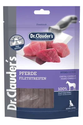 Dr. Clauder's Filetstreifen - 80 g - Pferd