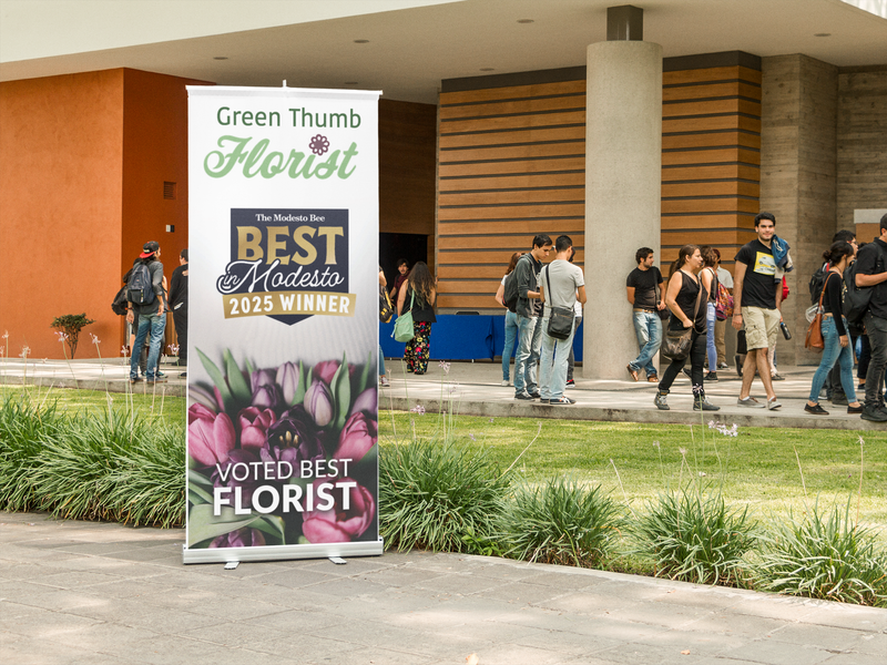 Custom Design Retractable Banner