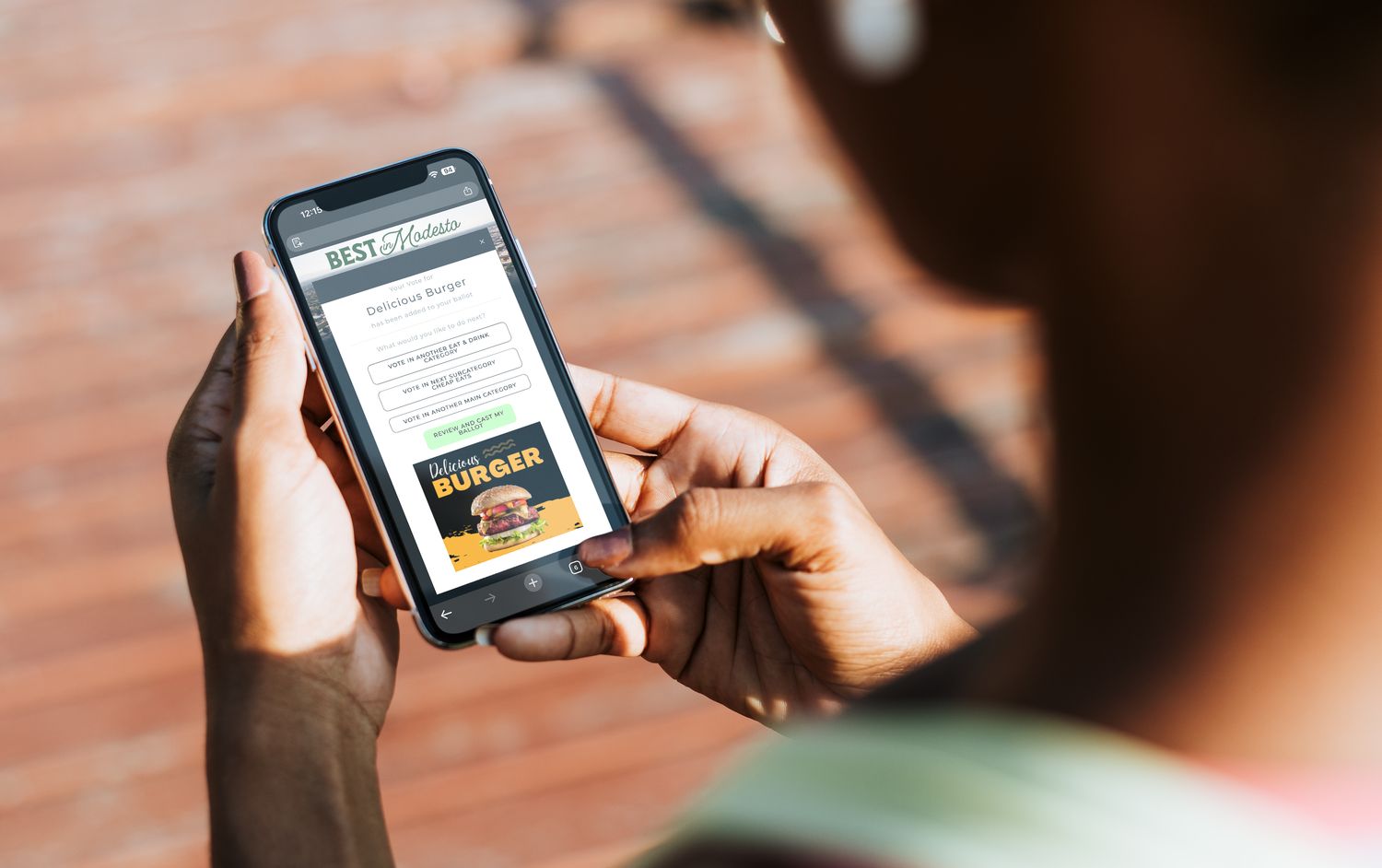 Voting Navigation Ad