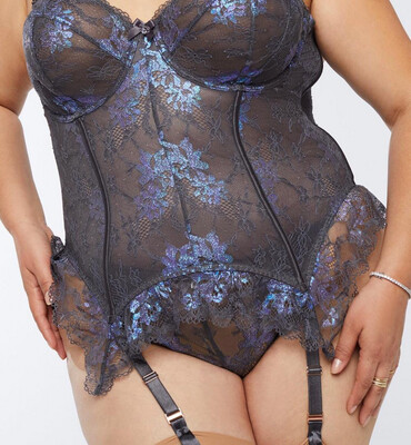 Living in the Clouds Iridescent Lace Corset