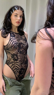 Shadowplay Lace Teddy