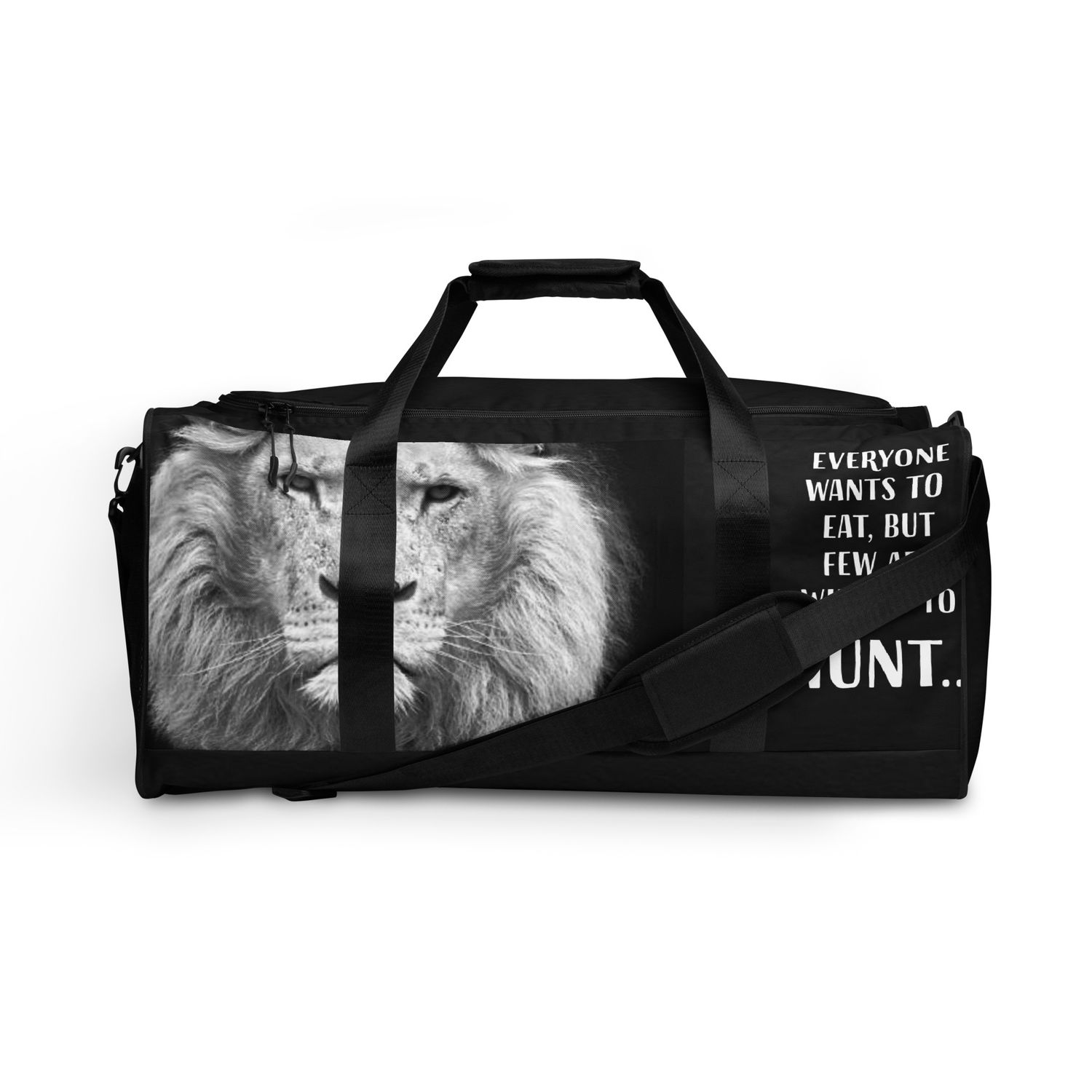 SA Lion Head Inspirational Duffle bag
