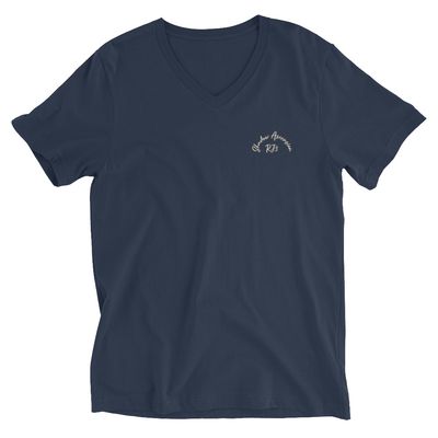 Authentic Aspire to Inspire Unisex Short Sleeve V-Neck T-Shirt