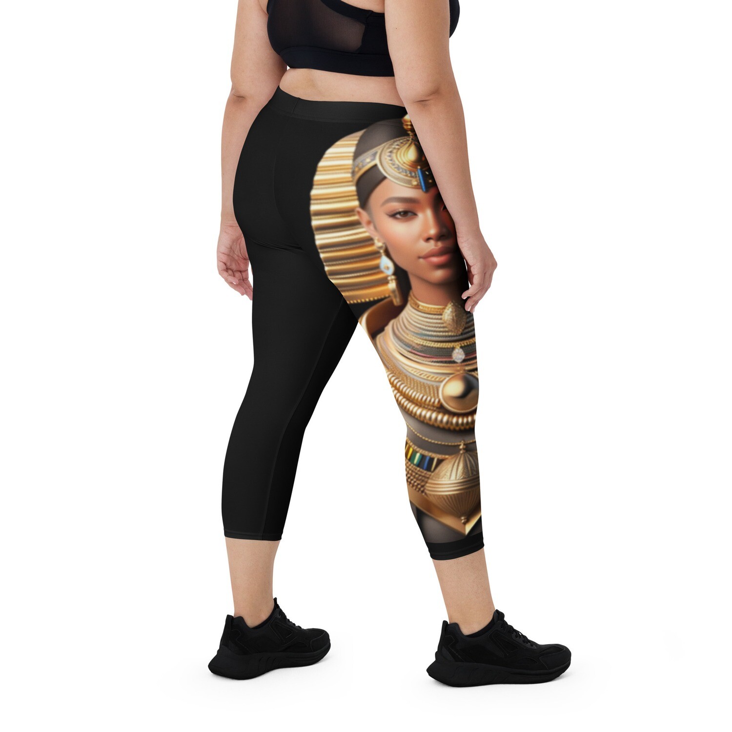 Essential Hardcore Egyptian Blue Women's Capri Leggings