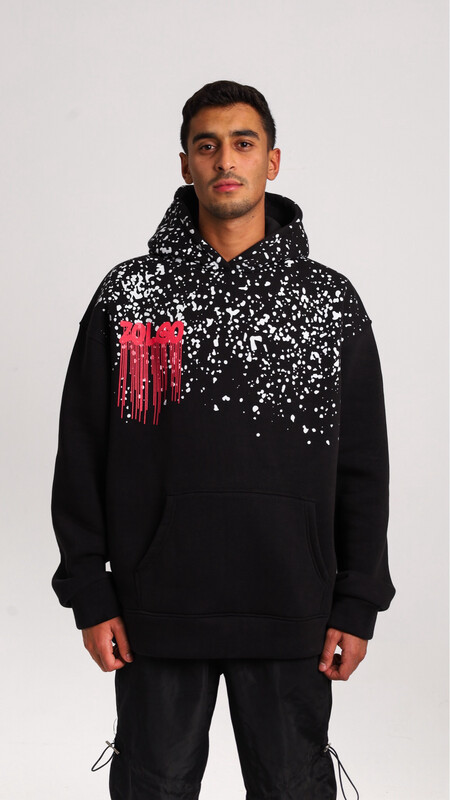 Black “Dotted” Hoodie
