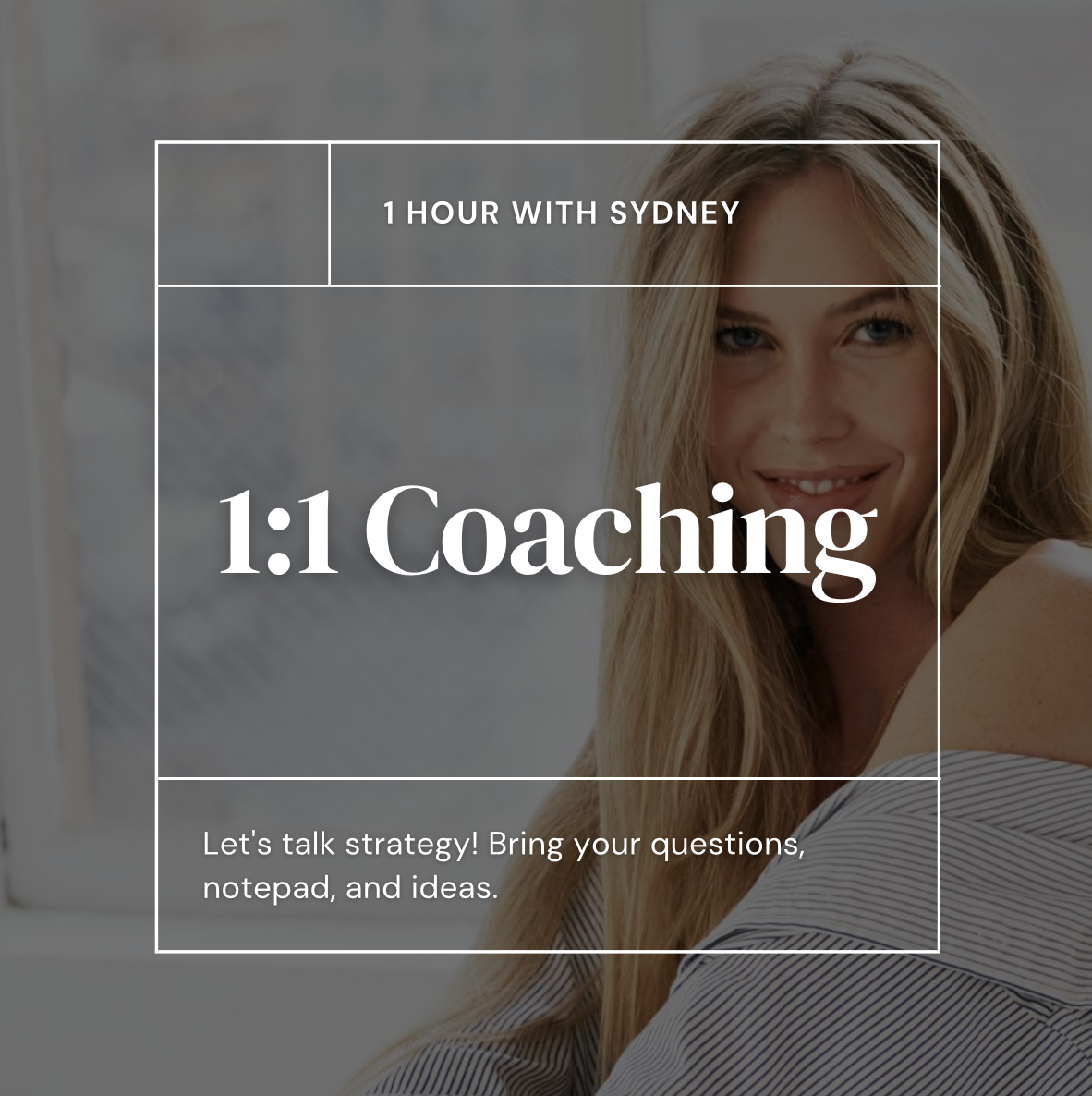 1:1 Social Media Coaching