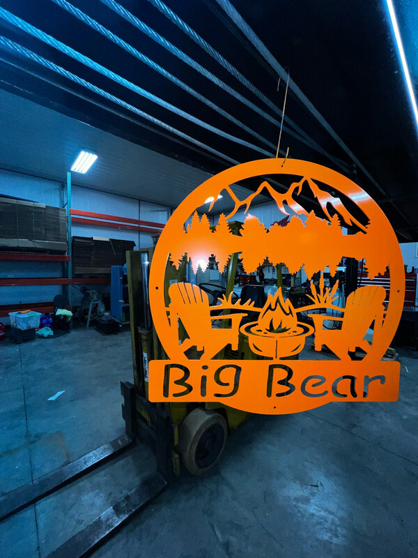 Camp Site Sign Can Add Any name Or Color Of Your Choice
