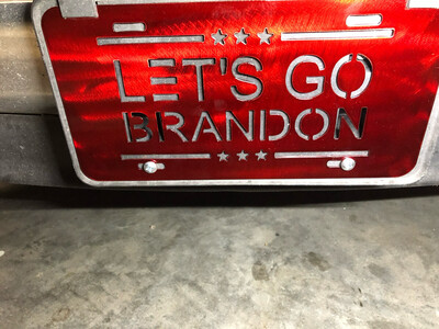 Let’s Go Brandon License Plate