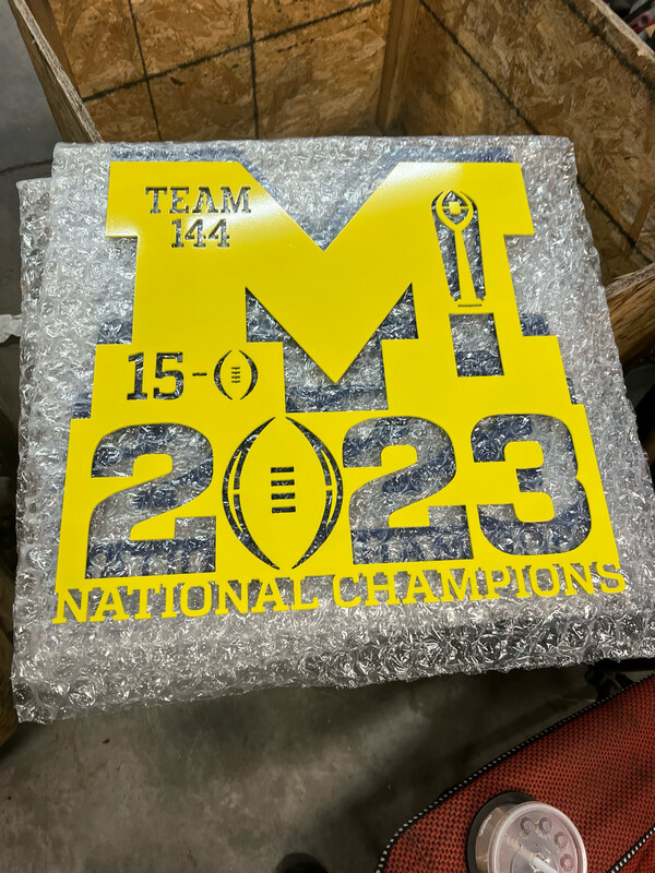 Michigan Championship 20x20”