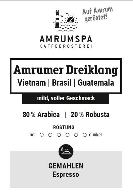 Dreiklang Espresso gemahlen 500 g