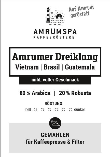 Dreiklang Filter gemahlen 500 g