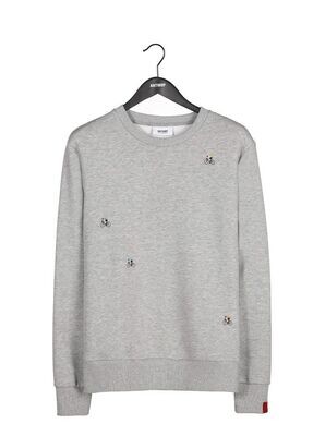Antwrp Sweater wielrenners grijs BSW101-L008