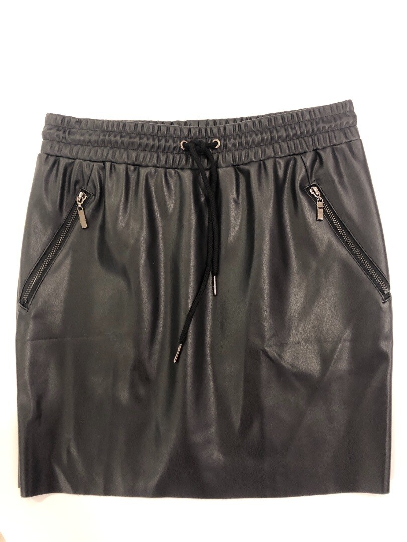 House of Smits faux leather rok zwart 11811, Size: S