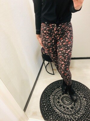 House of Smits broek fleurs zwart s-p116 House of Smits broek fleurs zwart s-p116