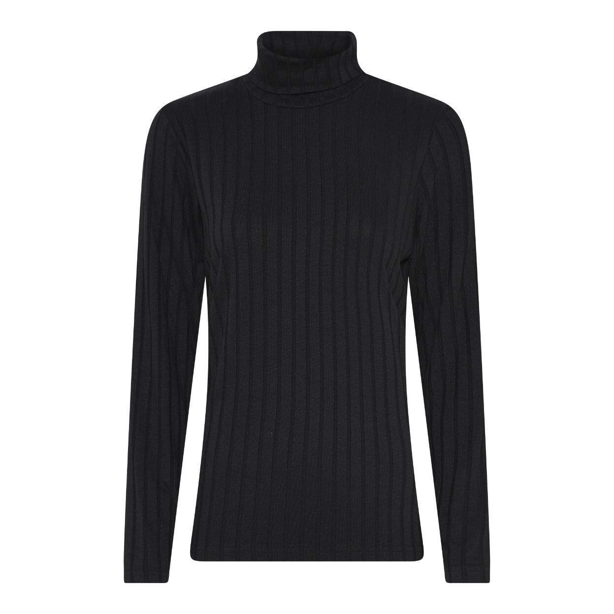 Micha pully tee rib zwart 172-170