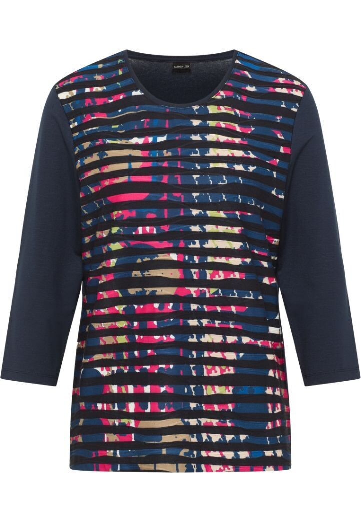 Lebek T-shirt streep marine 37670032
