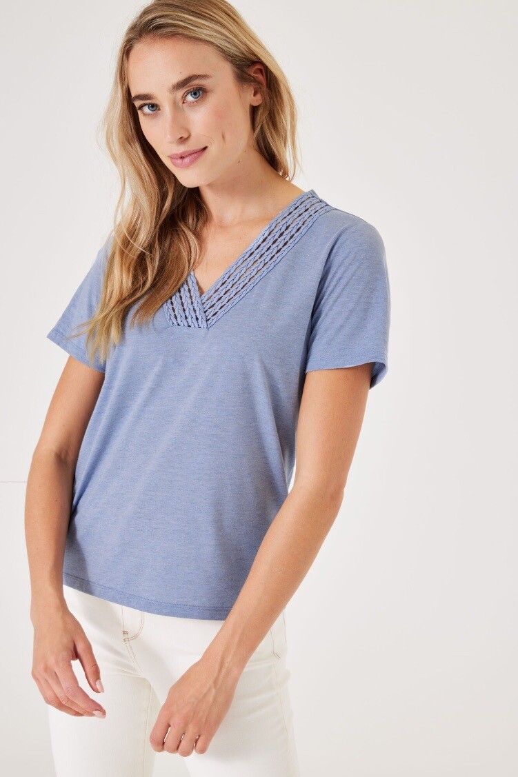 Garcia T-shirt blauw C30006