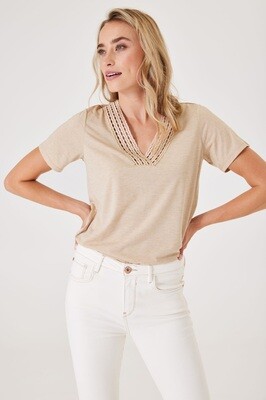 Garcia T-shirt camel C30006 Garcia T-shirt camel C30006