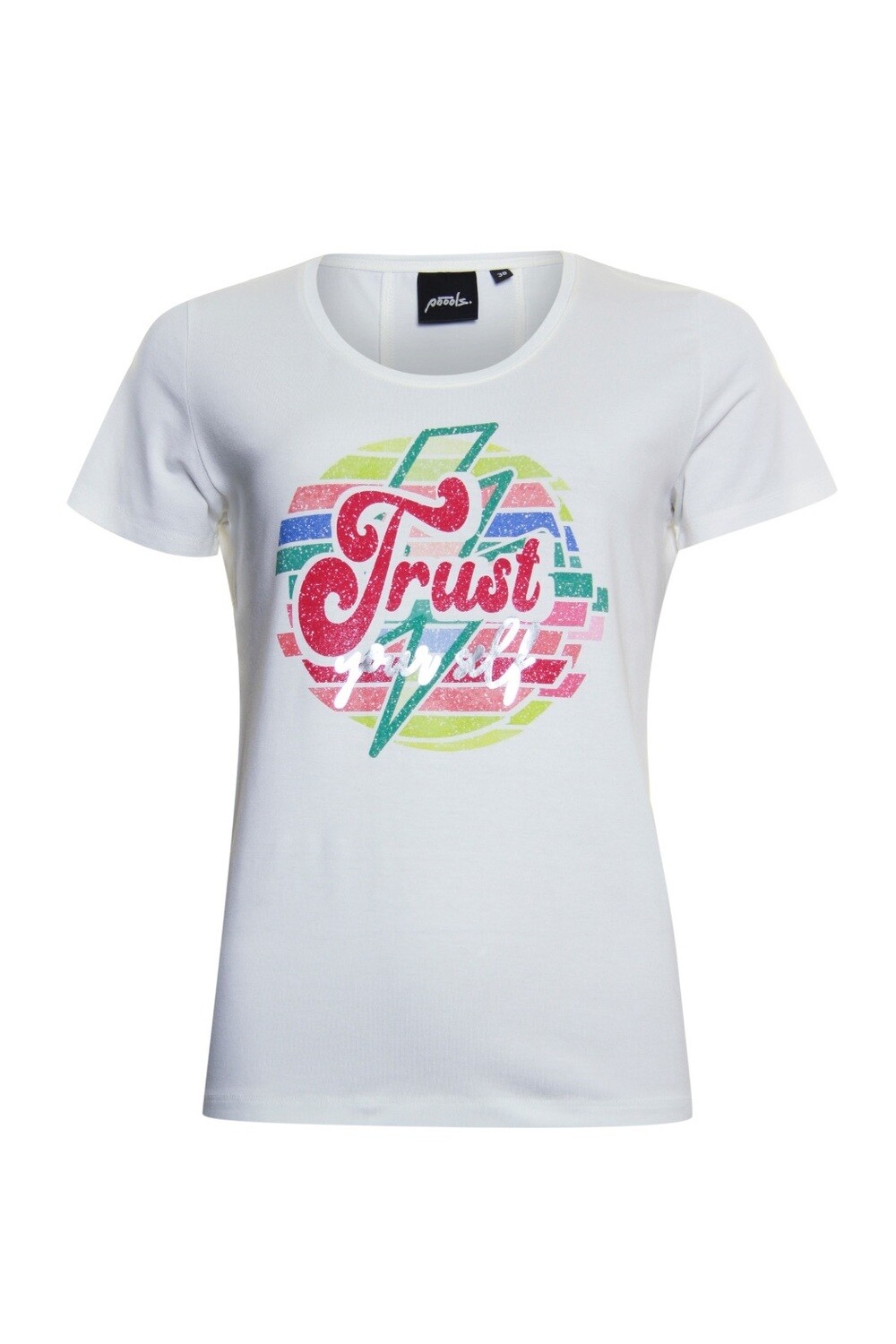 Poools T-shirt ecru 313254