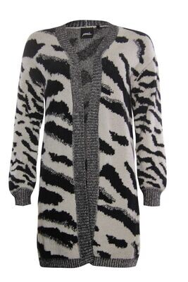 Poools Vest jacquard zwart 333225 Poools Vest jacquard zwart 333225