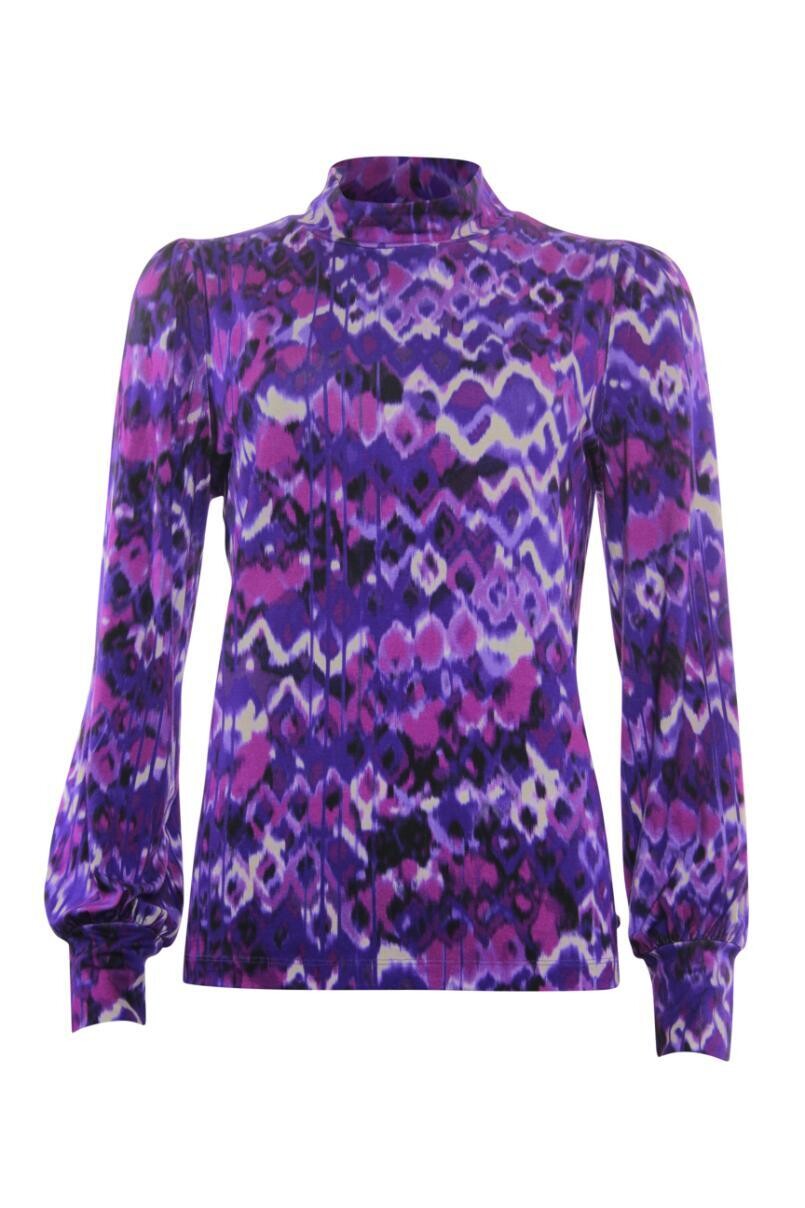 Poools T-shirt print violet 333232