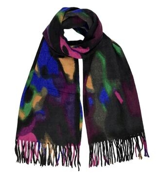 House of Smits shawl color spots multi e-6364 House of Smits shawl color spots multi e-6364