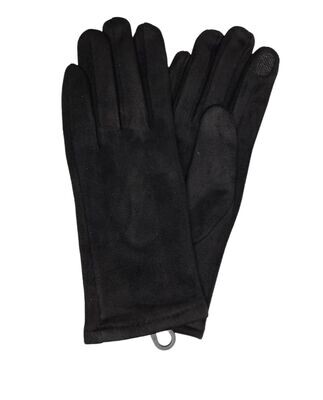 House of Smits handschoenen suedine zwart e-1650