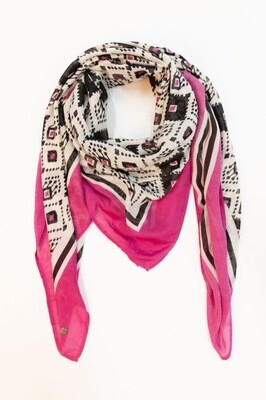 Garcia shawl print fuchsia g30131s