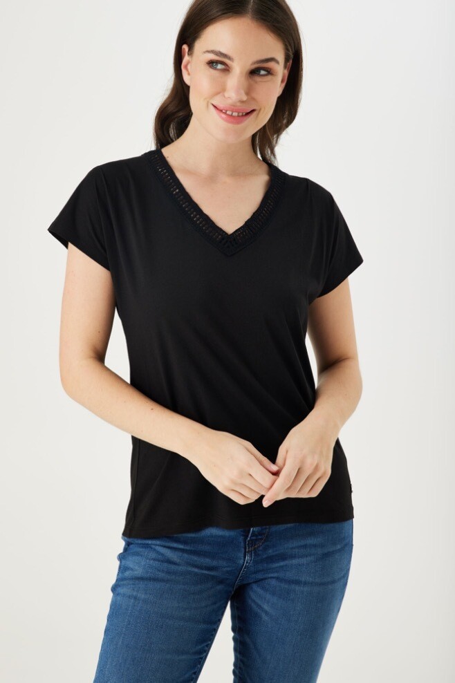 Garcia T-shirt km zwart Z0010