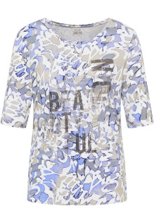 Lebek T-shirt print 1/2m lavendel 5516