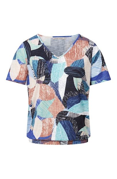 Dreamstar t-shirt scratch print indigo Spargo