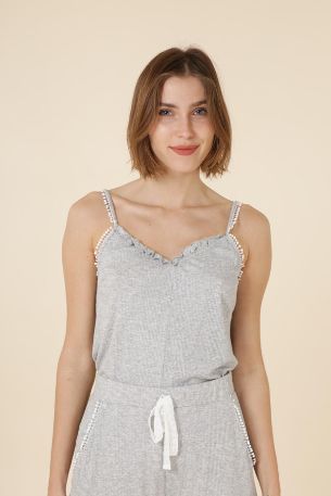 House of Smits top ruches grijs et638