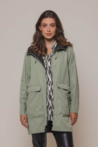 Rino & Pelle jas reversible lindegroen maxime