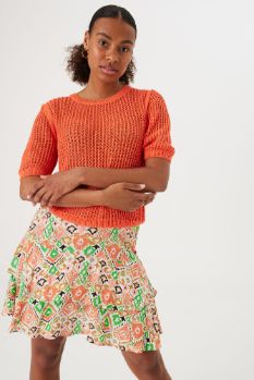 Garcia rok print zalm p40320 Garcia rok print zalm p40320