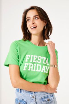 Garcia T-shirt fiesta friday groen p40201