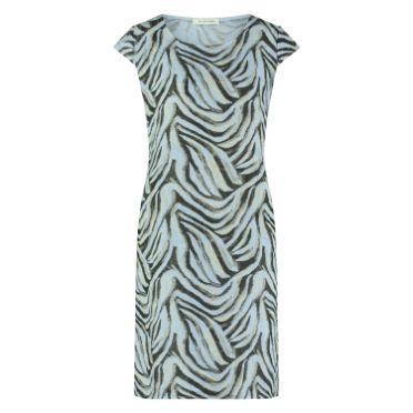 Inshape jurk fien animal bleu ins2401080