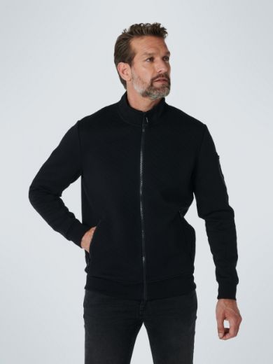 No Excess Sweat vest zwart 17100825