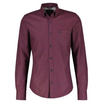 Lerros Shirt ruit rood 23n1442