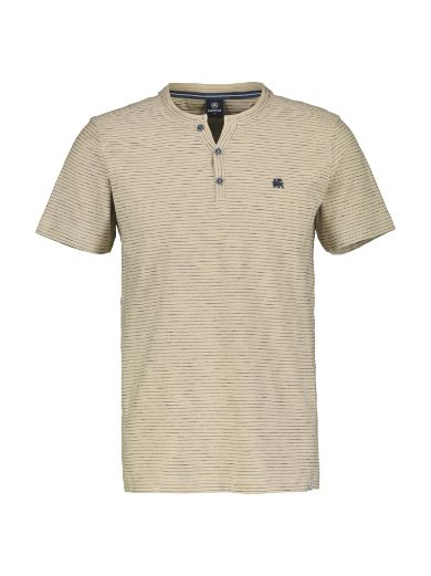 Lerros T-shirt Serafino beige 2433922