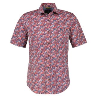 Lerros Print shirt rood 2342377
