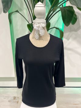 House of Smits T-shirt 3/4m zwart xk31610
