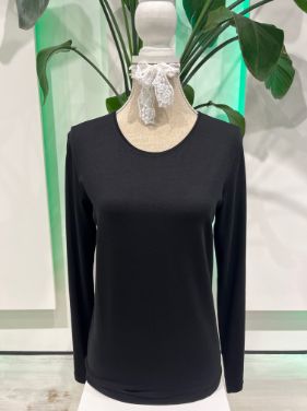 House of Smits T-shirt lm modal zwart xk31710