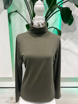 House of Smits Pully tee modal olijf xk31910