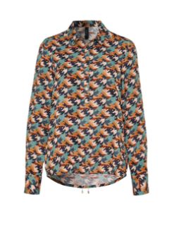 Toni blouse bianca rafblauw 1464-9-78-53