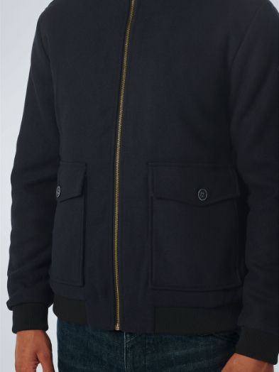 No Excess Jacket Wool night blue 21630809