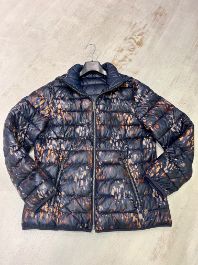 Lebek jassen Jas print reversible marine 111400 Lebek jassen Jas print reversible marine 111400